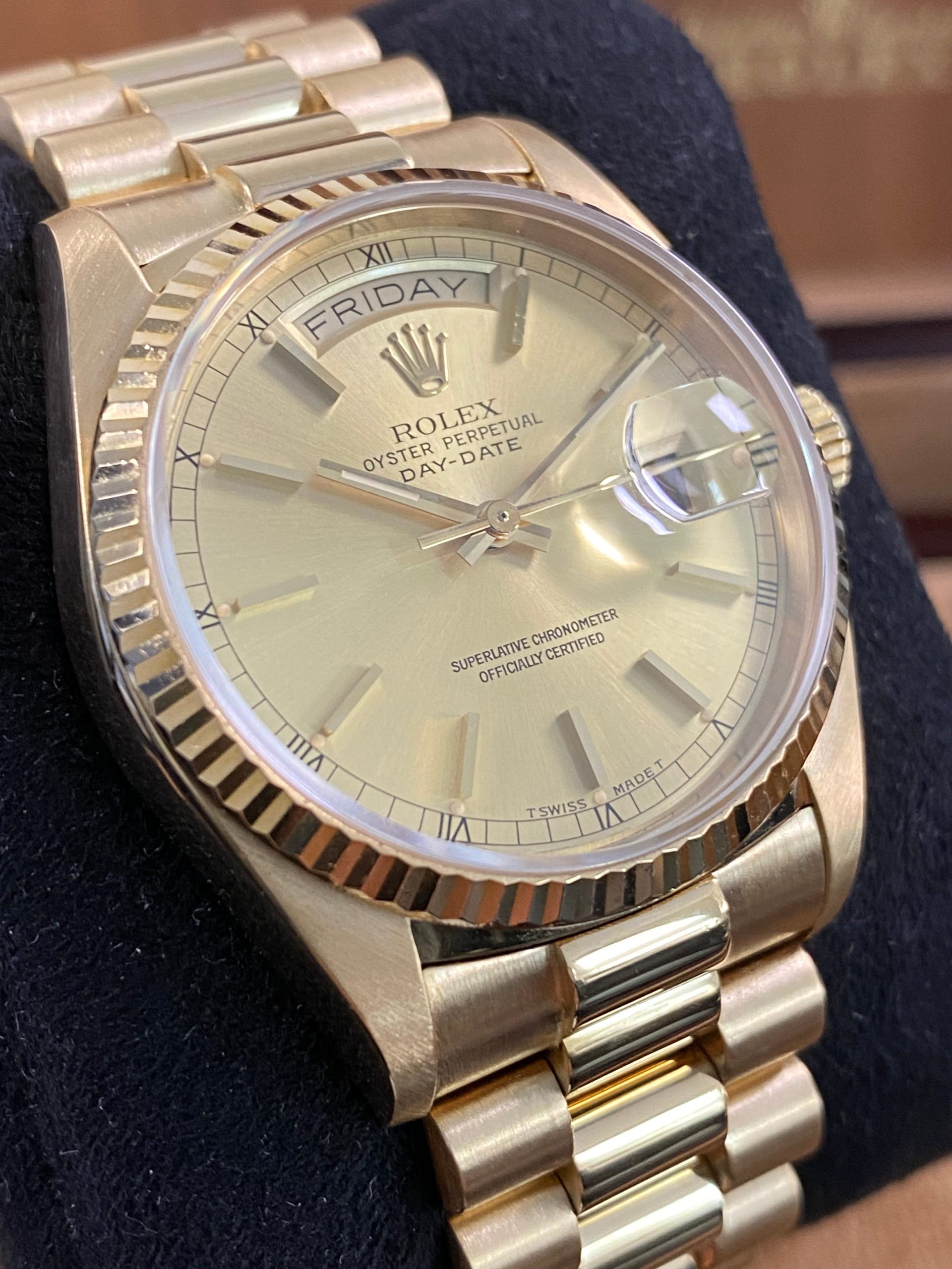 Rolex Day-Date 36 - 1986 - Champagne Dial - 18038 *FULL SET*